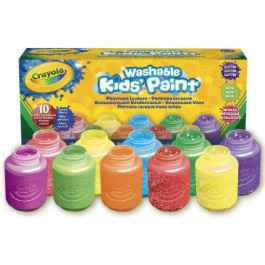 Crayola 10 Potjes met afwasbare verf