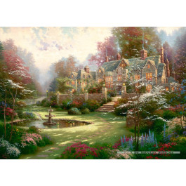 Thomas Kinkade - Gardens beyond Spring Gate (2000) - Puzzel