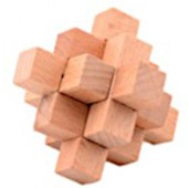 Houten Breinbreker Puzzel 4,5 Cm - puzzel A