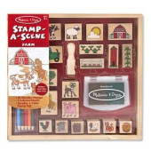 Melissa & Doug - 18592 - Stamp A Scene Farm