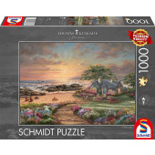 Schmidt - Huisje aan zee (1000) - Puzzel