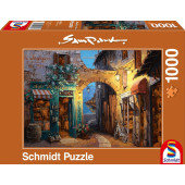 Schmidt - Steegje bij het Como meer (1000) - Puzzel