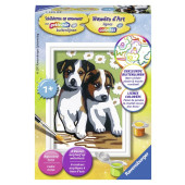 Ravensburger Schilderen op nummer Schattige Puppies