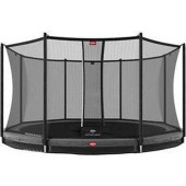 BERG Trampoline Favorit InGround 430 Grijs + Veiligheidsnet Comfort