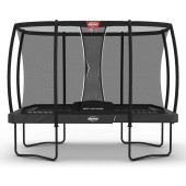 BERG Trampoline Ultim Champion Regular Zwart 330 + Safety Net Deluxe