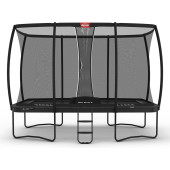 BERG Trampoline Ultim Champion Regular Grijs 410 + Safety Net DLX XL