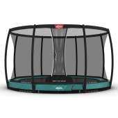 BERG Trampoline Champion InGround 380 Groen + Veiligheidsnet Deluxe