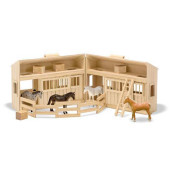 Melissa and Doug - Openklapbare Paardenstal