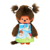 Monchhichi Meisje Ooievaar (20cm)