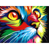 Toi-Toys Diamond Painting - Poes (50x40cm)